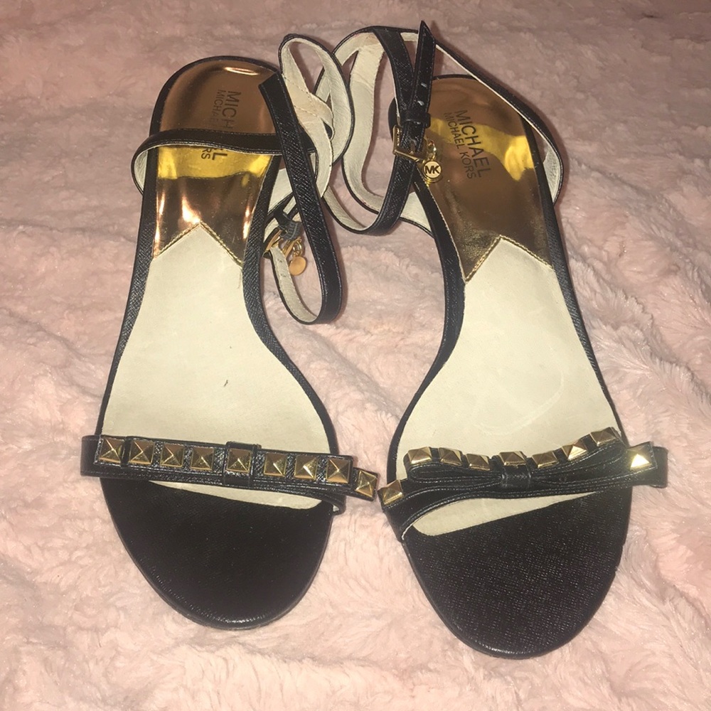 Black Leather Sandal